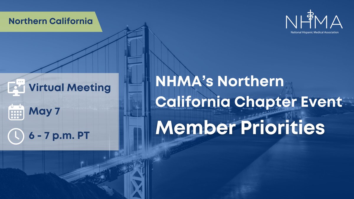 TONIGHT: NorCal Chapter Members should plan to join this virtual meeting, where we will cover member priorities, future meeting topics, and the planning of activities and event schedules. Join facilitators Dr. Jessica Nunez de Ybarra & Dr. Ramiro Zuniga: bit.ly/44phRGo