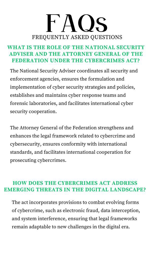 Since we are talking about cyber security then know this 

#CybercrimeFAQs
#CyberCrimeAct 

#CybercrimeFAQs
#CyberCrimeAct