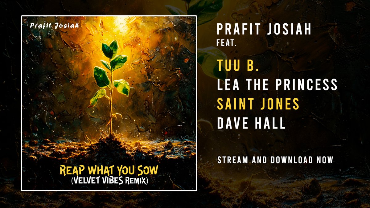 TRACKSTARZ's tweet photo. The Wait Is Over: Lead Single from the 'Reap What You Sow' Remix EP Arrives May 24, 2024 (@Trackstarz, @PrafitJosiah, @TuuBMusic, @TheSaintJones, @WorshipIsLove1)

Read the Article for more details...

https://t.co/eOdRjlYQ2Z https://t.co/kOkB9OaXJ1