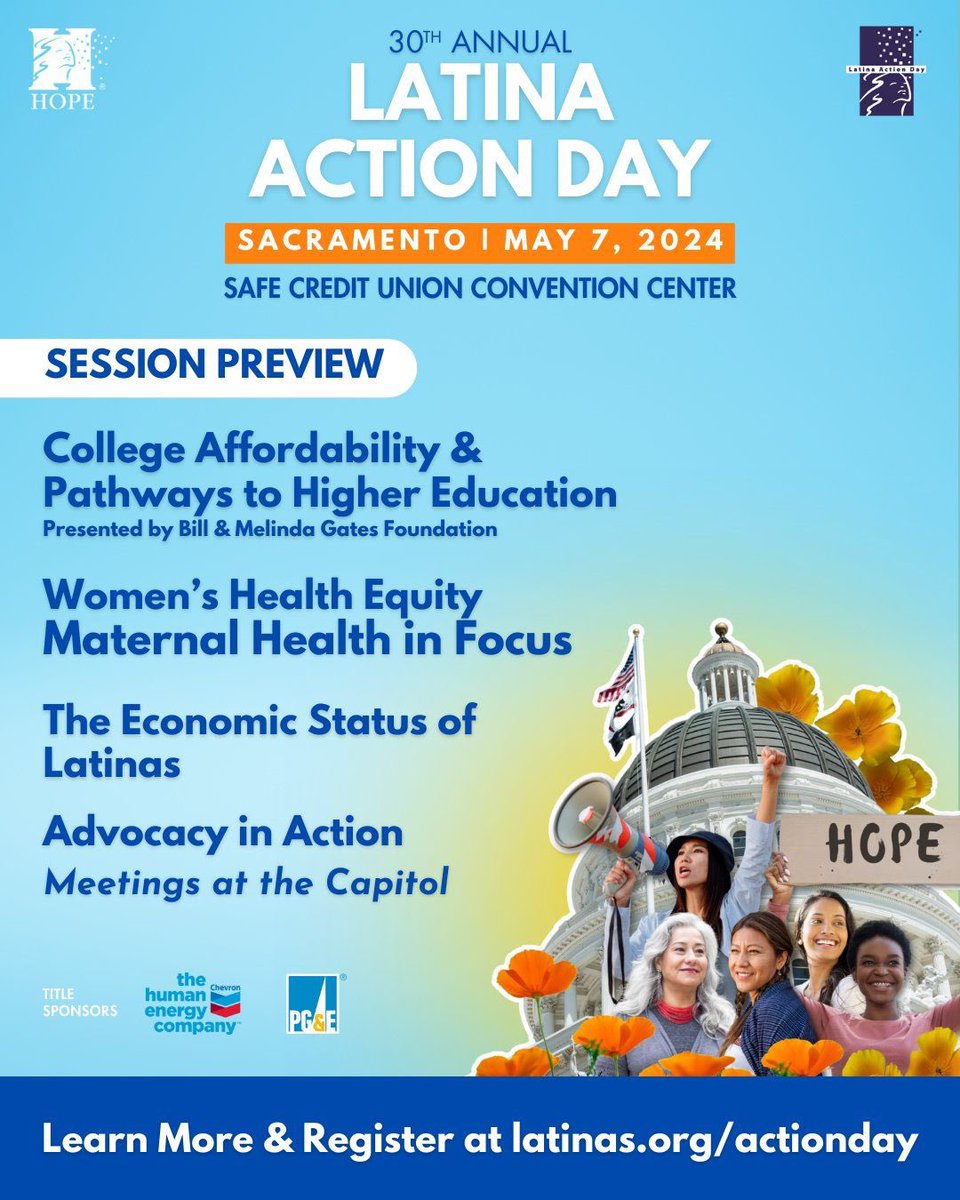 🎉 Exciting news! Puente is thrilled to be part of the 30th Annual Latina Action Day in Sacramento TODAY! With engaging speakers, advocacy efforts, and community connections curated by @HOPELatinas, it's bound to be an unforgettable day! #LatinaActionDay