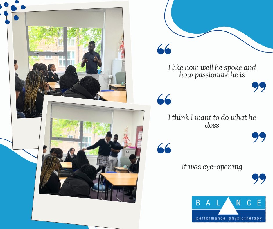 Hats off to our physio, Anthony Adesanmi, for his fantastic employment engagement session last week at a local secondary school! His passion for physiotherapy shone through as he shared valuable insights into his career journey and the importance of dedication in school. 🎓🙌