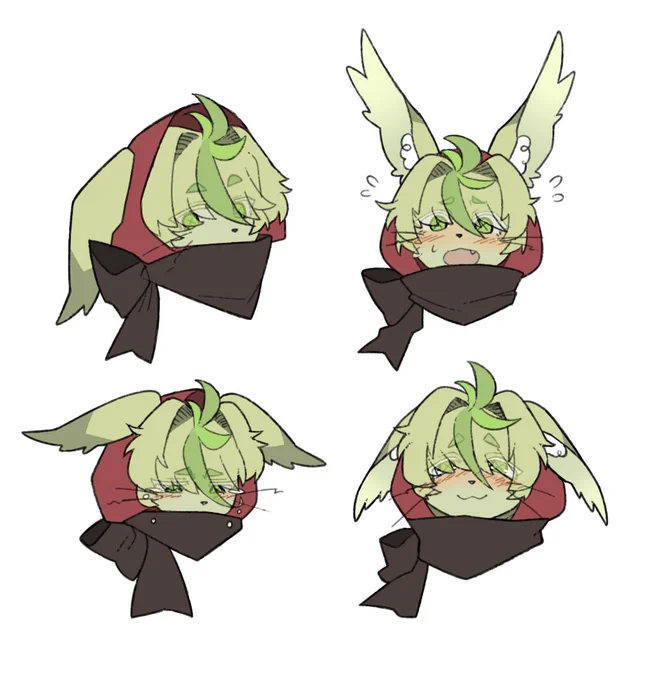 My bunny OC Mimoir (From Rewrite) they're a bit skittish and anxious 