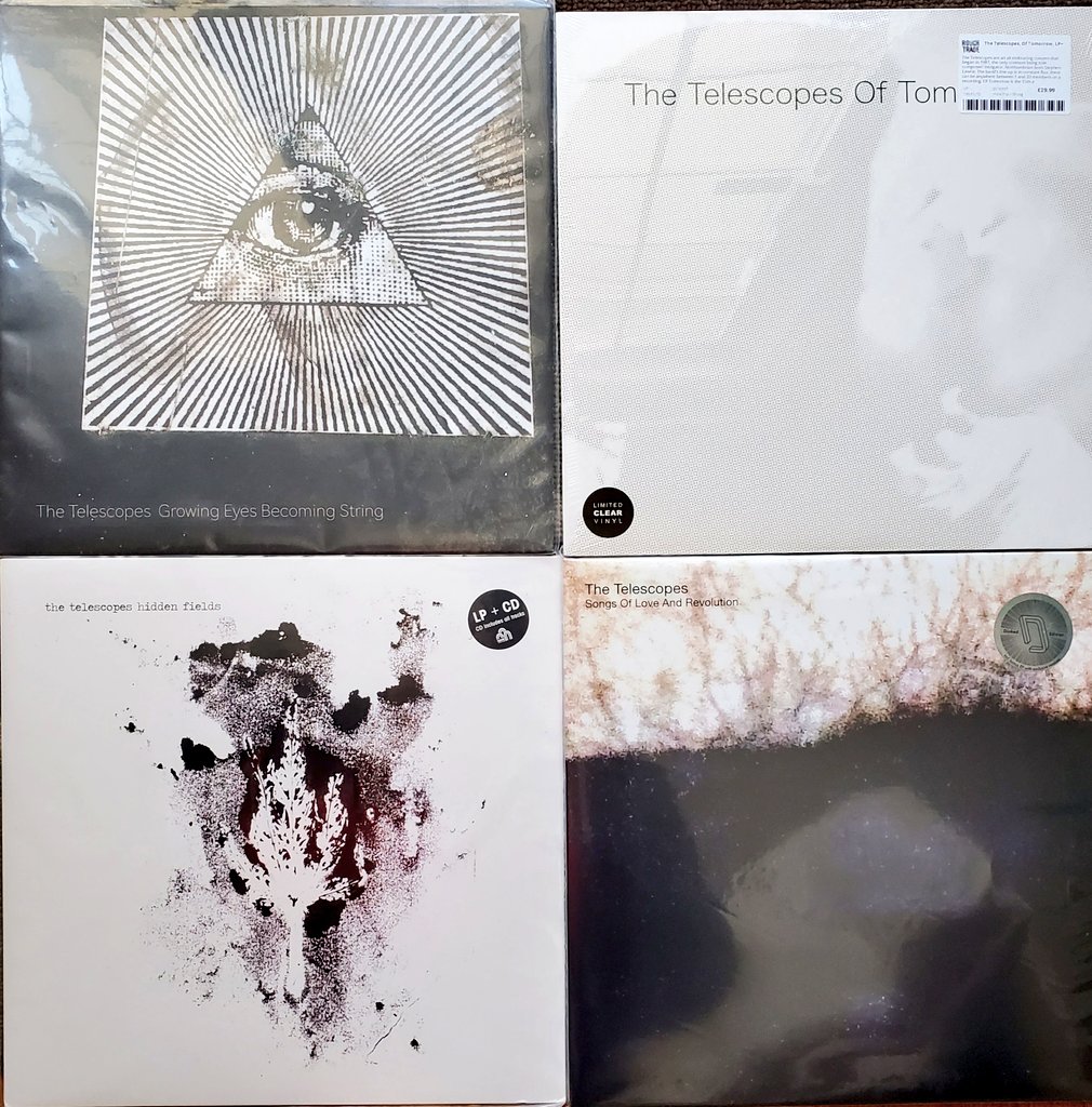 I never thought I would be able to get caught up on all the missing releases by very prolific band The Telescopes @kickthewall but I owe a HUGE Thank You to @GWilliamRex as I'm now getting much closer