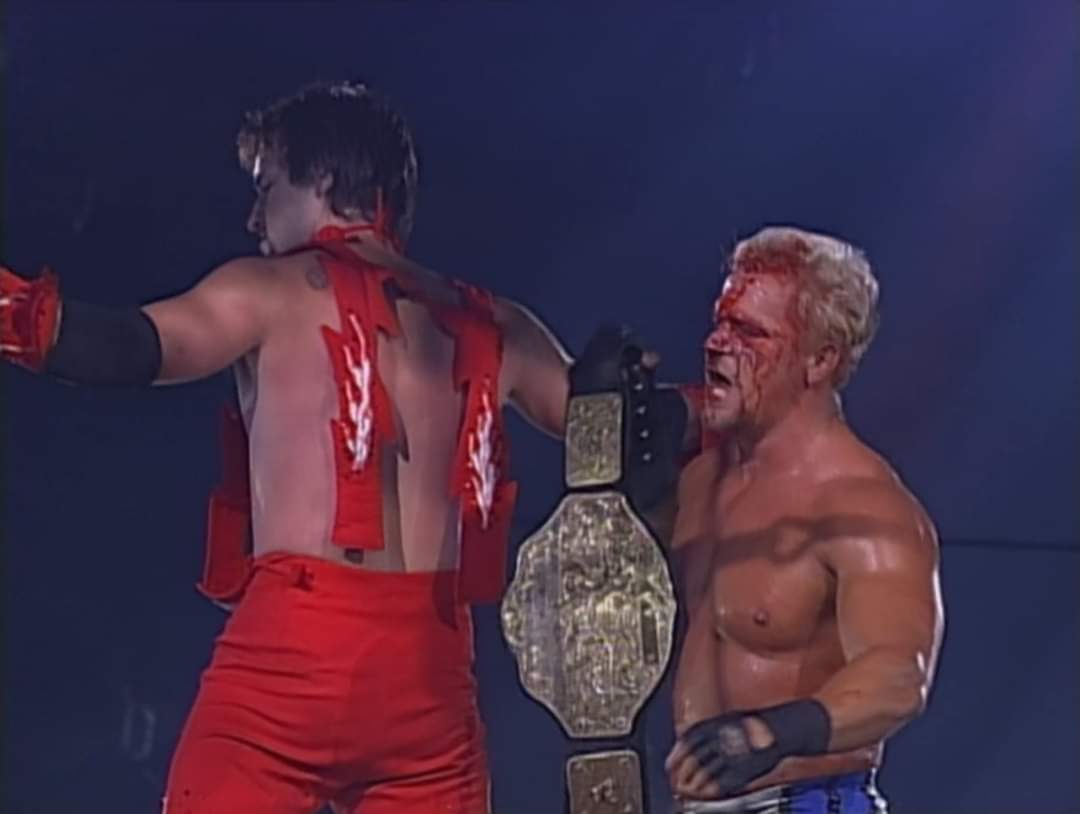 5/7/2000

Jeff Jarrett defeated Dallas Page & David Arquette to win back the World Heavyweight Title at #Slamboree from the Kemper Arena in Kansas City, Missouri.

#WCW #WorldChampionshipWrestling #JeffJarrett #DoubleJ #TheChosenOne #KingOfTheMountain #MyWorld #DontPissMeOff #WWE