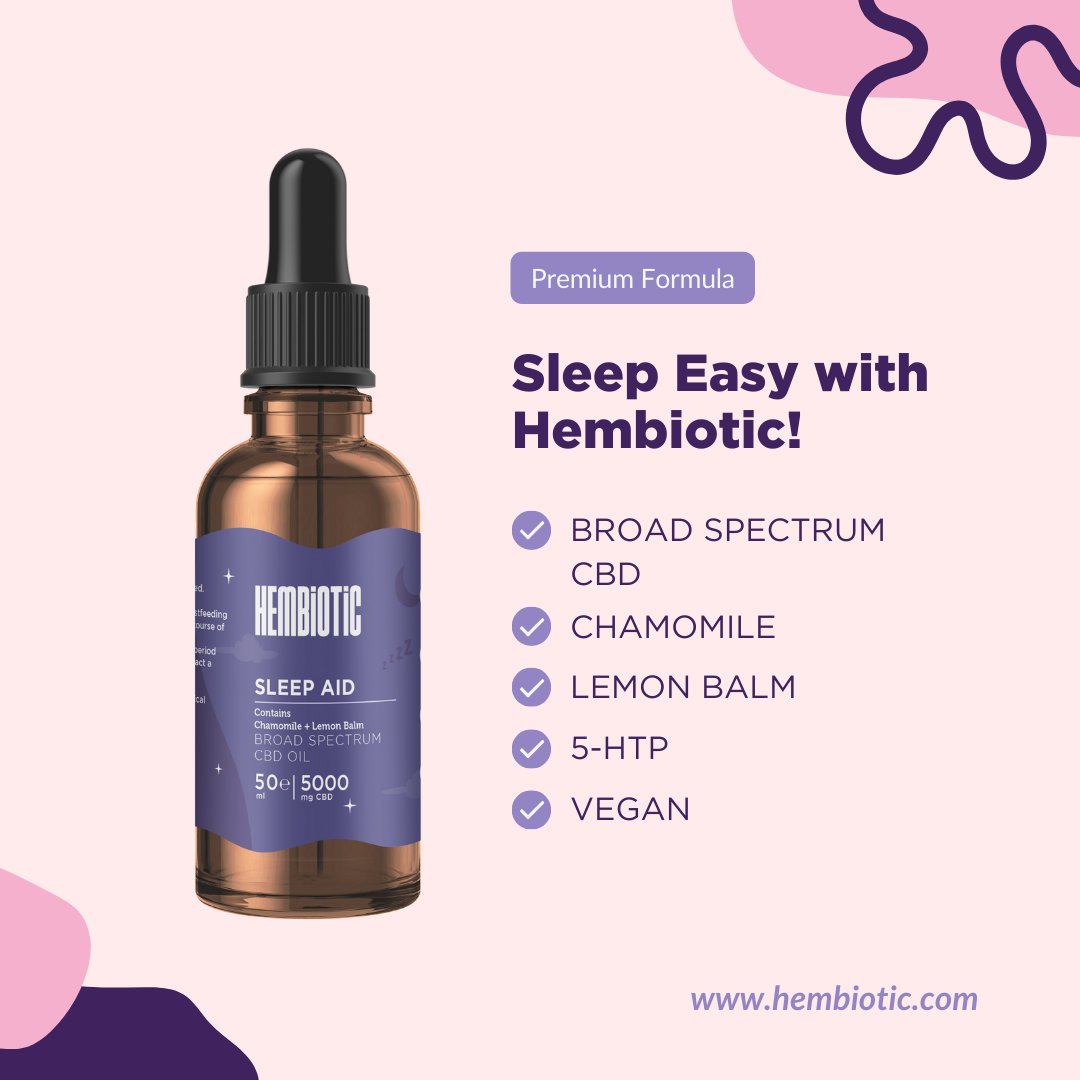 🌙 Embrace the tranquility of a restful night’s sleep with Hembiotic Sleep Aid Oil. 😴 Formulated with natural ingredients to soothe your mind and body, our blend is designed to promote deep, rejuvenating sleep. 💤 #Hembiotic #SleepAid #SweetDreams #NaturalSleep #sleepwell