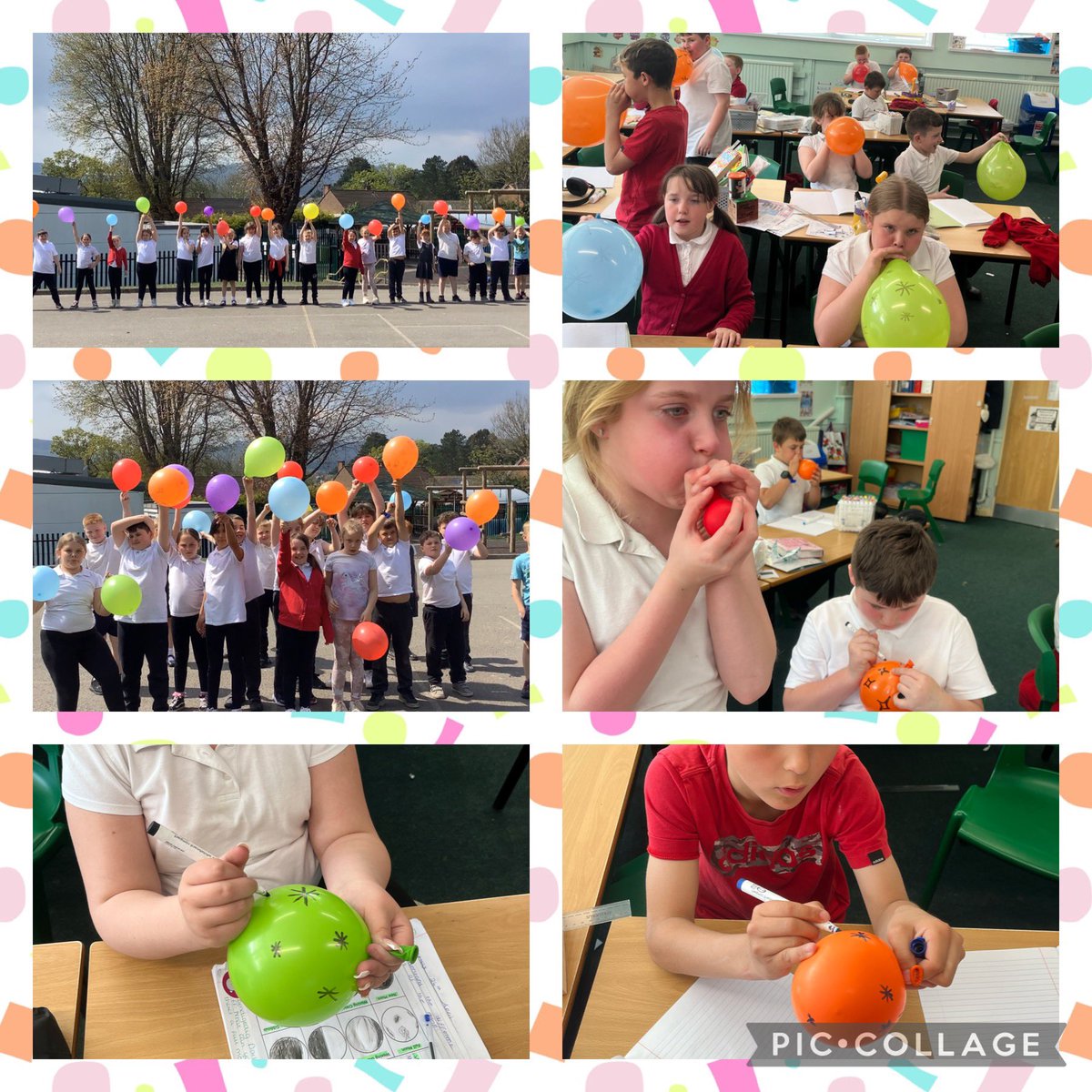 Year 4 enjoyed testing the Big Bang theory today! We used balloons to test the theory and tried to replicate how the universe is expanding💫🪐🌏 <a href="/EAS_STEM/">EAS STEM</a>