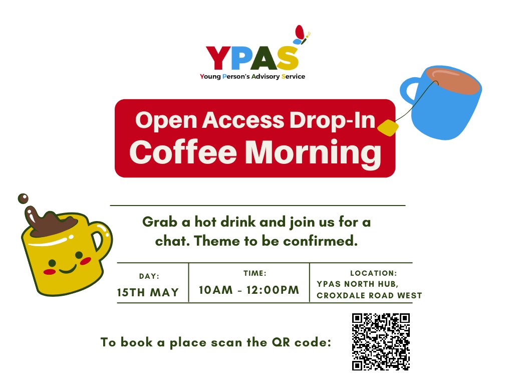 Need some parenting advice or just want to connect with other parents? Come to our Open Access Coffee Morning! Our friendly team is here to chat & answer your questions in a relaxed setting. It's free and takes place at our North Hub! Book here 👇 eventbrite.co.uk/e/open-access-…