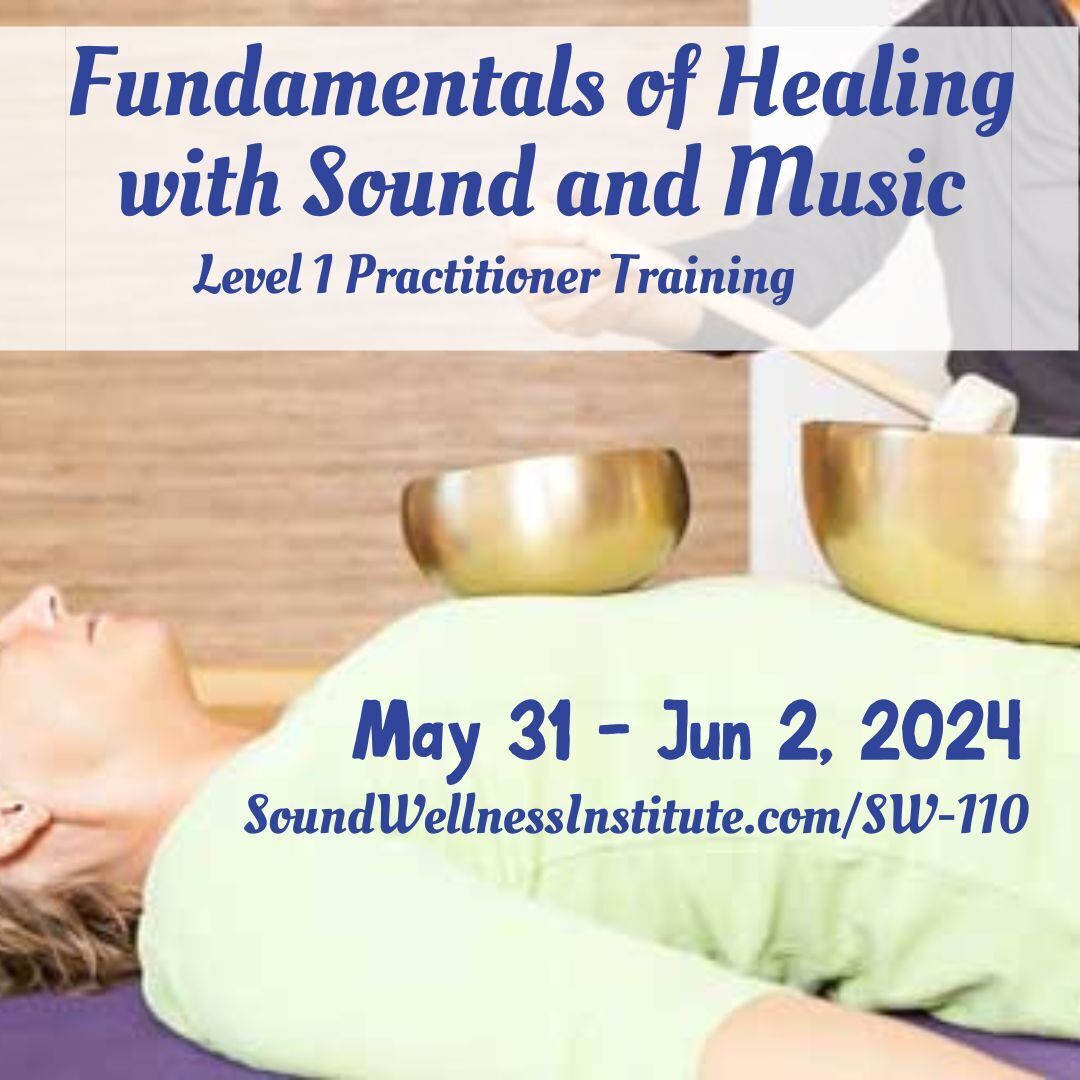 The Sound Wellness Institute has nationally recognized training in sound healing for holistic practitioners. our next Level 1 course is May 31 – June 2, 2024. soundwellnessinstitute.com/SW-110 
#soundhealing #soundtherapy #holisticpractitioner #soundwellness #soundwellnessinstitute