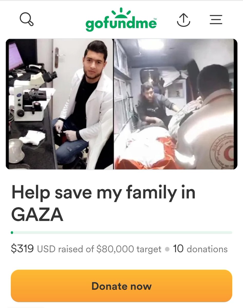 Instagram has blocked me from adding links so will share here instead. Just spoke to Bilal who is still trying to raise money for him and his family in Gaza. I know that the Rafah crossing is currently closed but we must not stop supporting people there gofund.me/fcfc3e35