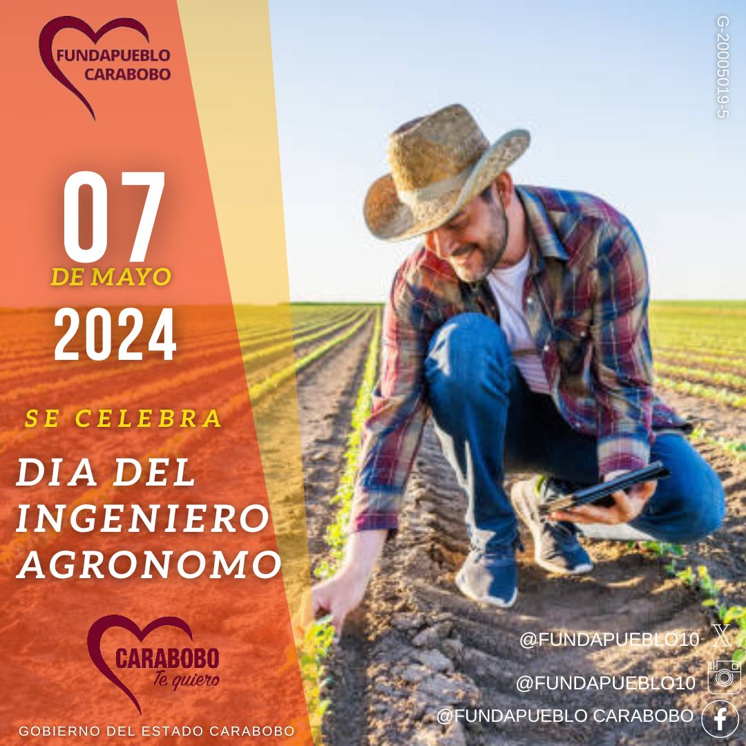 En  Venezuela se celebra el Día del Ingeniero Agrónomo, esos profesionales que se dedican al estudio y explotación de los diferentes alimentos que hoy día consumimos.