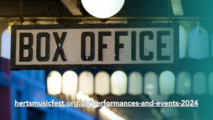 A reminder that our Box Office is now open for Deer Friends - you will have received a newsletter from us last week with a special code to use for booking General booking opens this week - stay tuned for announcements! Browse this year's programme here hertsmusicfest.org.uk/performances-a…