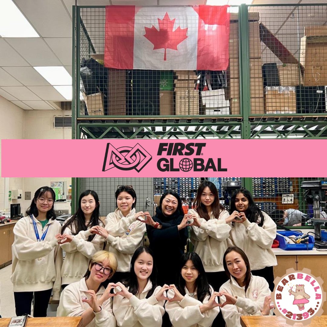 Each year, Canadian FIRST Tech Challenge Partners choose a team to represent Canada in the FIRST Global Challenge. This year, we're honoured to have that opportunity. Congratulations to Team 21393—BearBella from Scarborough, ON! Best of luck in Athens this September! 🎉🇨🇦