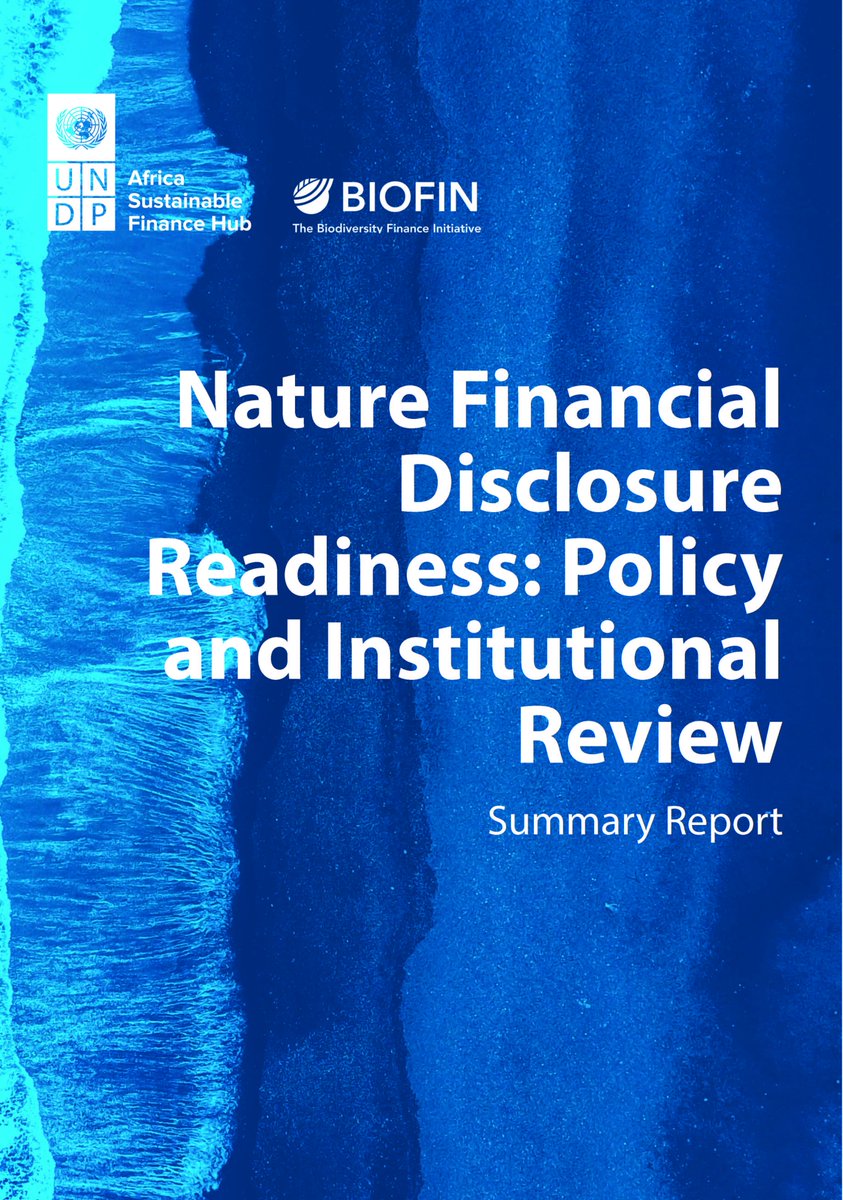 In recent years, awareness of nature-related risks related to climate change has increased worldwide. @TNFD_ guides companies towards nature-friendly practices. This report assesses the South African financial sector's readiness to tackle #NatureRisk. 🔍 biofin.org/news-and-media…