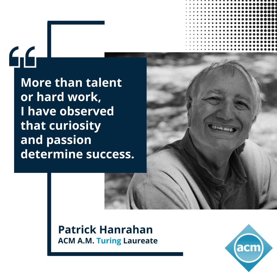 HBD to #ACMTuringAward recipient Patrick Hanrahan! He received the award for fundamental contributions to 3D computer graphics. Hanrahan is known for rendering algorithms, used to create realistic images and animations in films, video games, and more: bit.ly/4b8G7Pg