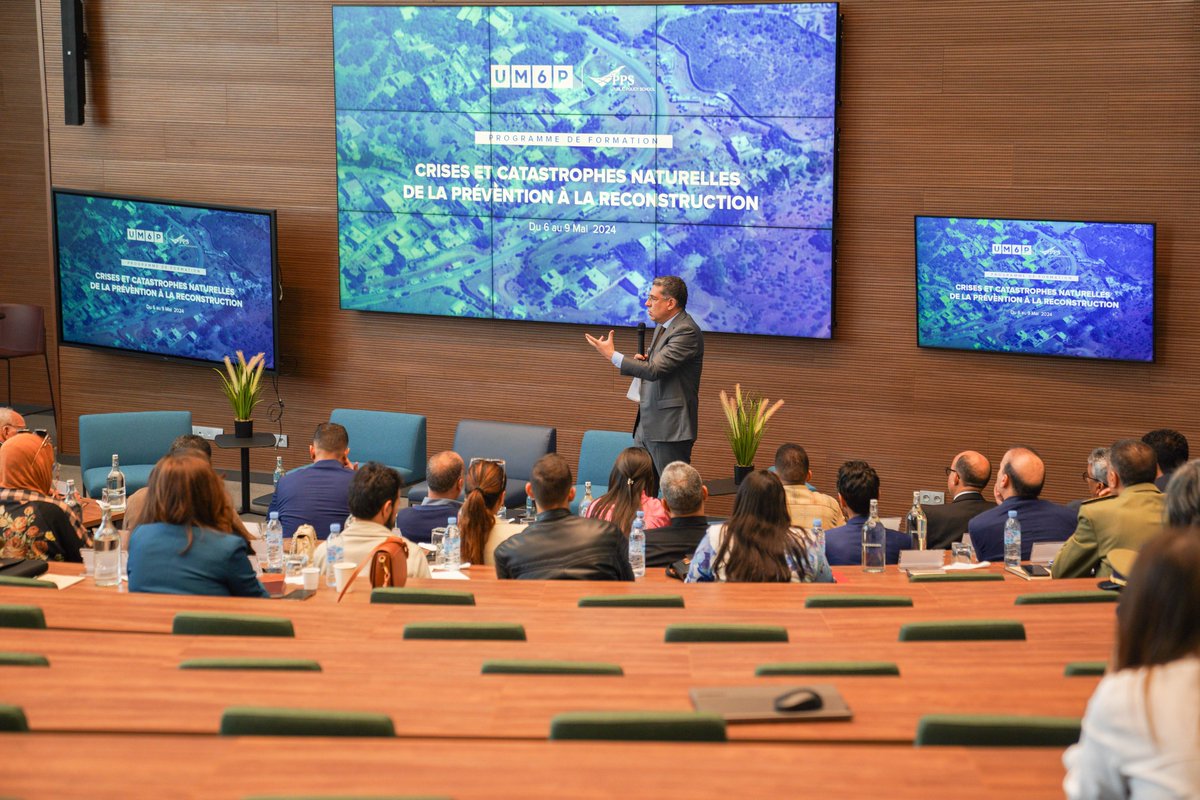pps_school_um6p's tweet photo. Nous avons accueilli hier un premier groupe d’acteurs publics pour un cycle de formation sur la gestion de crise et le développement territorial. https://t.co/P3FsgQu1Q7
