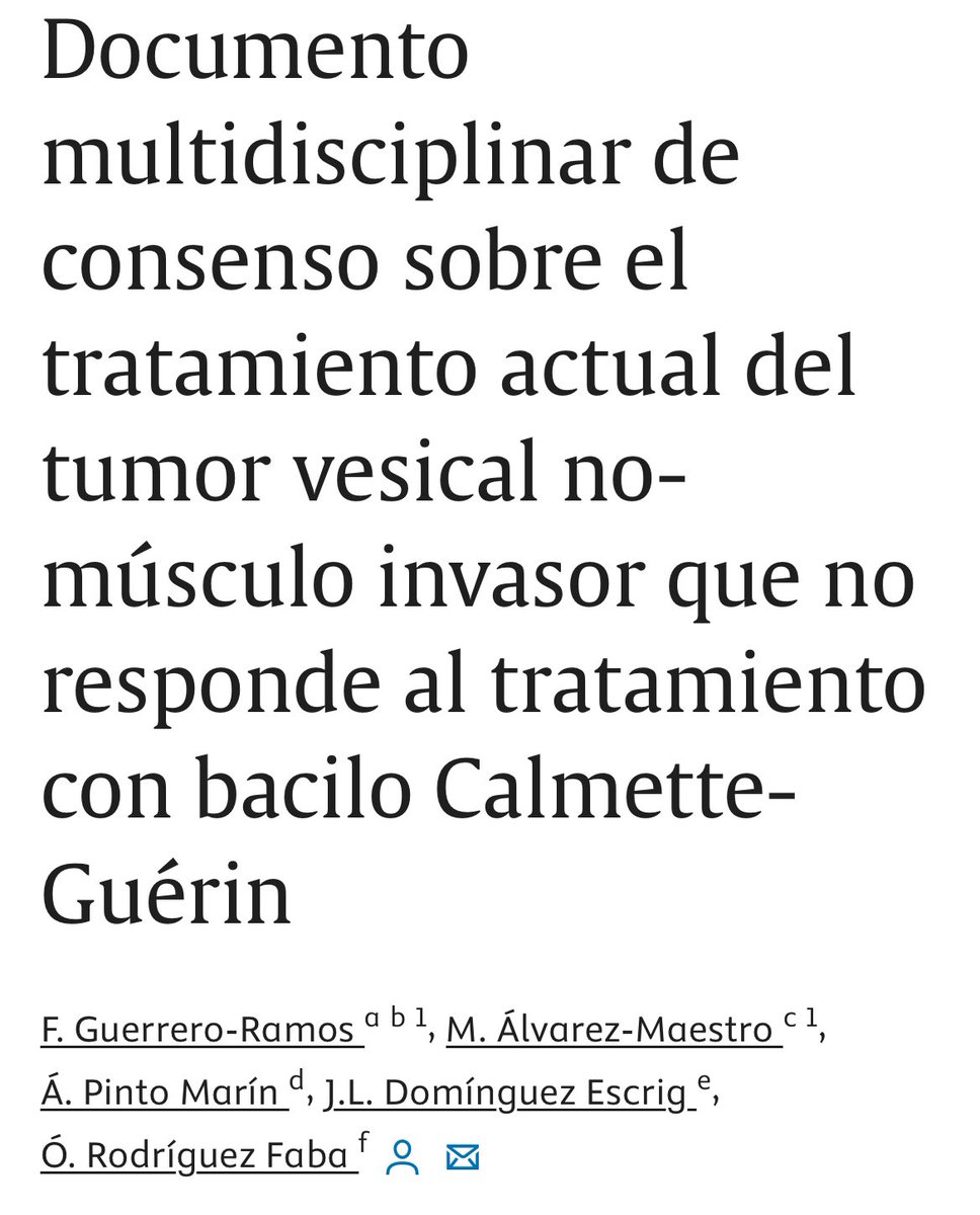 📑 Este mes de mayo publicamos en <a href="/actasurologicas/">actasurologicas</a> el documento de consenso 👉🏻 sciencedirect.com/science/articl…
 
@infoaeu <a href="/CAU_URO/">Confederación Americana de Urología (CAU)</a> 
@residentesAEU
<a href="/ResidentesCAU/">Oficina Residentes CAU</a>
<a href="/FPuigvert/">Fundació Puigvert Barcelona</a>
<a href="/RodriguezFaba/">Óscar Rodríguez Faba</a>
<a href="/Uroweb/">European Association of Urology (EAU)</a>
<a href="/AmerUrological/">Amer. Urol. Assn.</a>