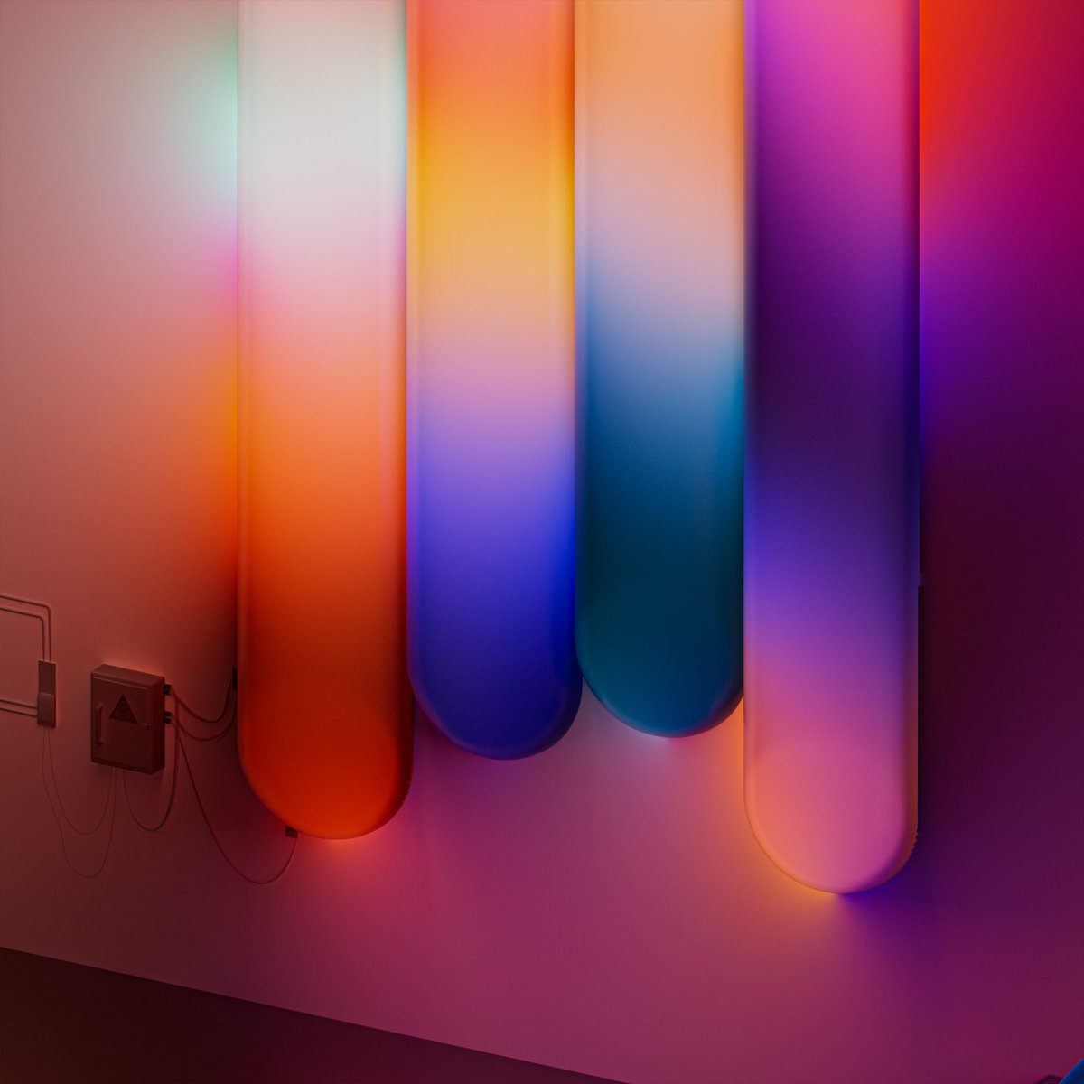 Neon wall lamp 
Will definitely make this into reality!

#lamp #lampdesign