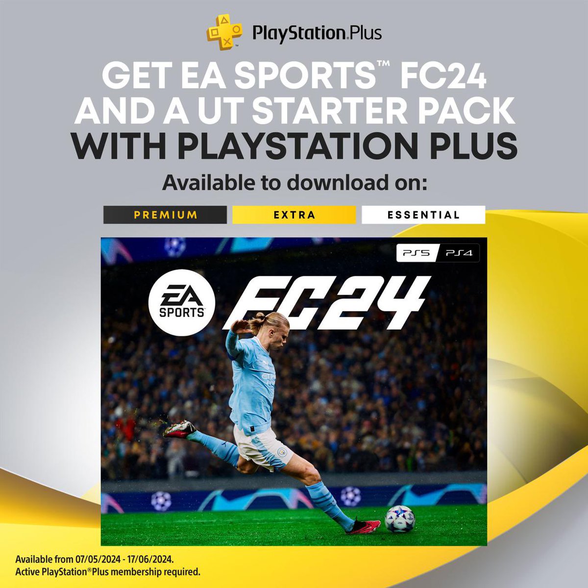 Ya tenéis disponible el FC24 con PS Plus. 👀 Menudos clubes pro se vienen. 🔥 bit.ly/JDMMY24BG