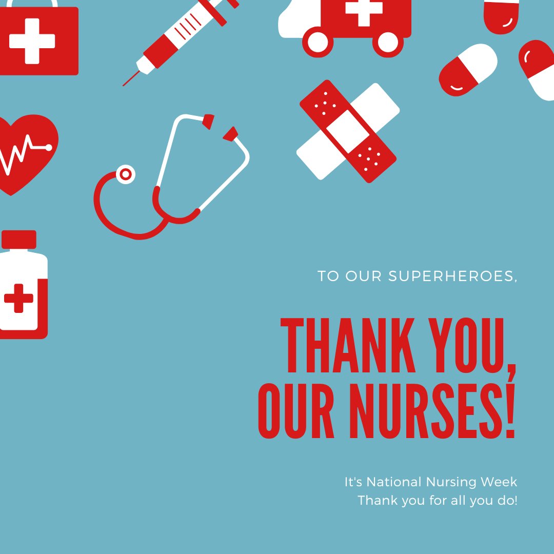 On National Nursing week, we salute the incredible work and caring of nurses across the country – heroes all, every single day.