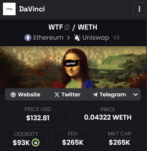 $WTF #ERC404 LP Locked 🔒