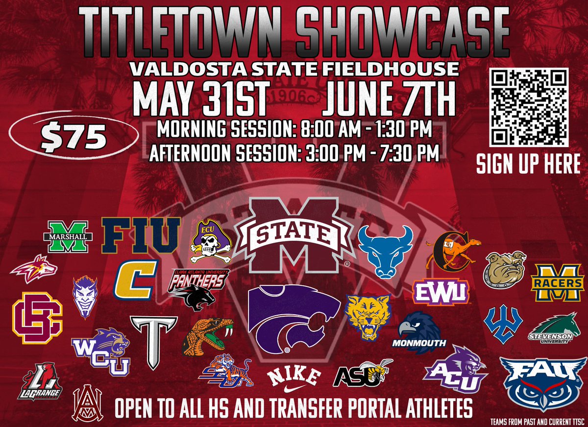 🔴⚫️24 DAYS LEFT⚫️🔴 We are 24 days from Titletown Showcase 1📅 May 31st and June 7th, its going down in Titletown. Don't miss your chance to sign up to compete‼️ Use the QR Code or this link to sign up⬇️ tinyurl.com/3tmtnpxx #WTS