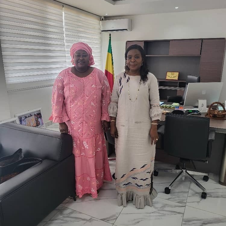 Le Ministre de la Famille et des Solidarités a reçu Madame Fatou Sow SARR pour discuter de projets visant les femmes au Sénégal, dont une unité de production de serviettes hygiéniques et une Maison de la Femme de la CEDEAO. #Cedeao #Femmes