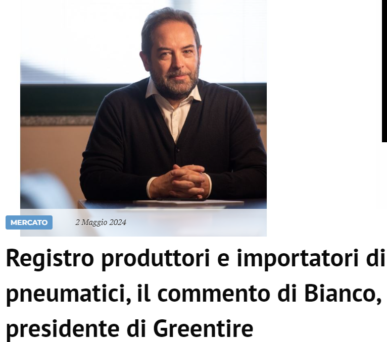 🔴 🔴 🔴 In arrivo il Registro nazionale dei produttori e degli importatori di #pneumatici istituito dal Ministero dell'Ambiente e della Sicurezza Energetica

👉 Leggi il commento di <a href="/greentirepfu/">Greentire</a> su <a href="/PneusNews/">PneusNews.it</a> 
lnkd.in/d6RA5FpV