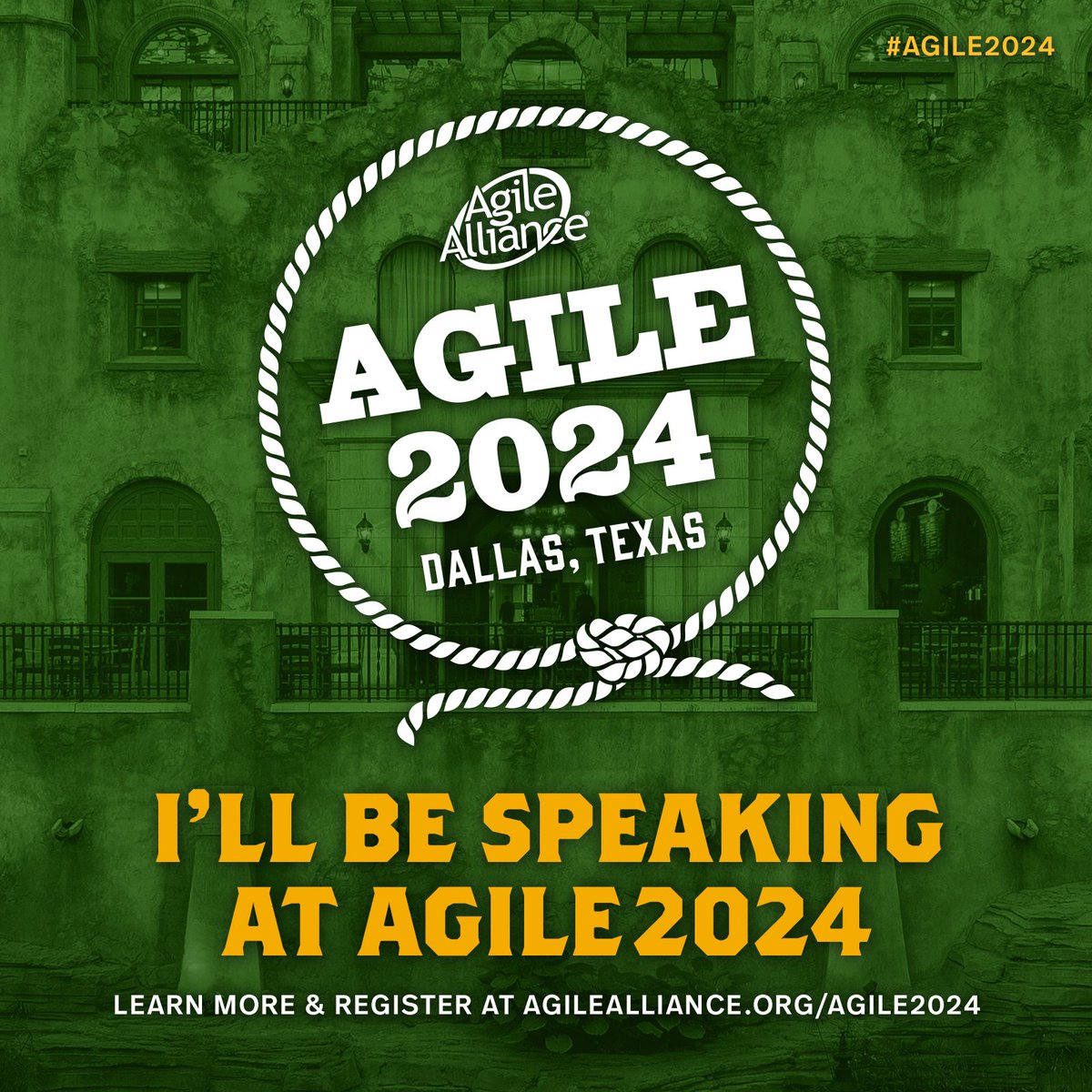 I might be at #RSAC today, but I am alreay looking forward to next July when I am speaking at #Agile2024 If you are in Texas, the time is now to get your ticket! buff.ly/3UREdgN