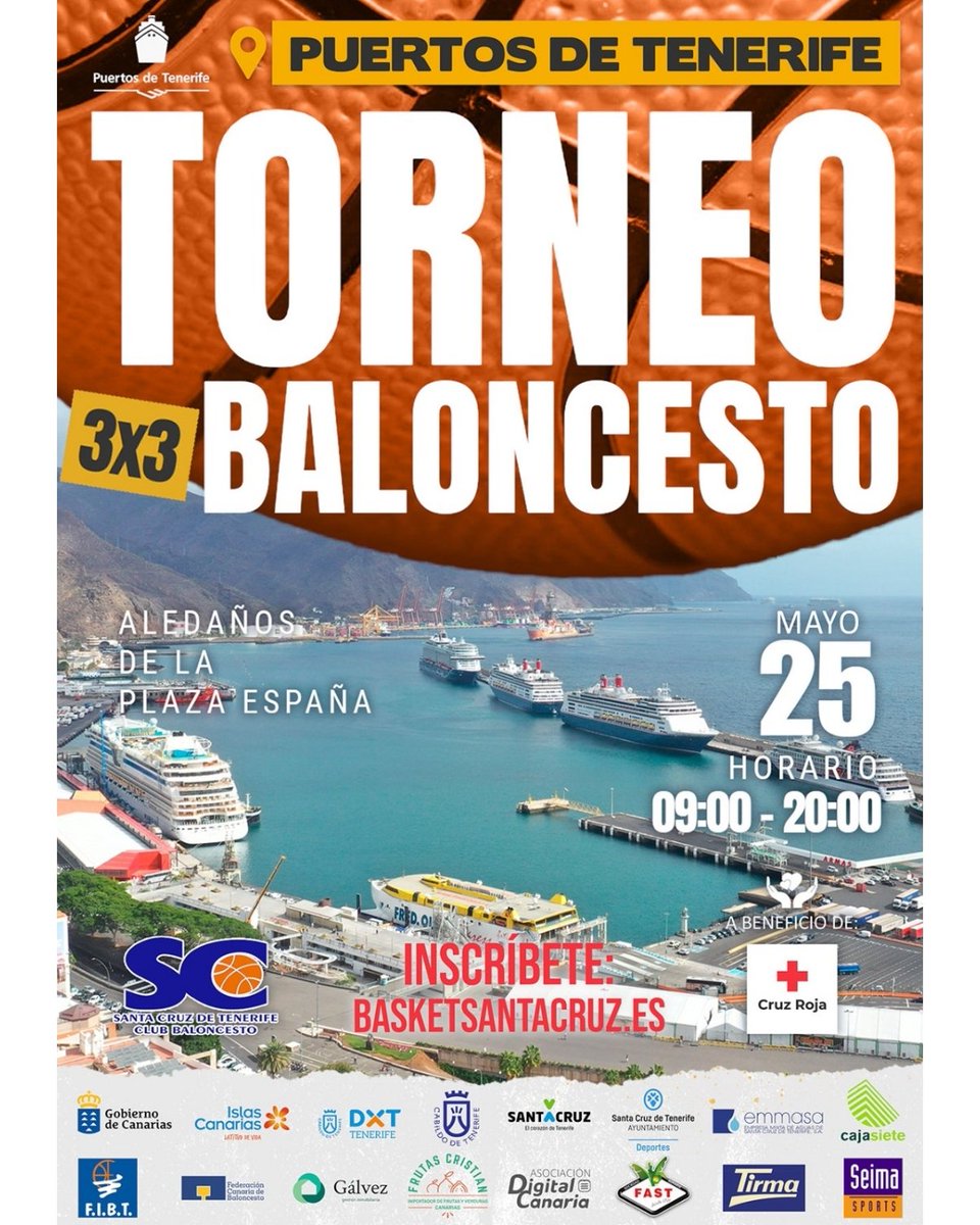 ¡Reserva este día en tu calendario y apúntate a nuestro primer Torneo 3x3 Puertos de Tenerife!
basketsantacruz.es/primer-torneo-…