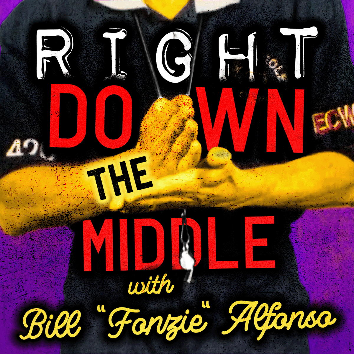 TONIGHT, @AlfonsoBill will be recording the first episode of #RightDownTheMiddle! Have a question for him, daddy? Drop it here and we'll be sure to ask him! Catch the debut episode TOMORROW at RVDTV (dot) com! #AskFonzie