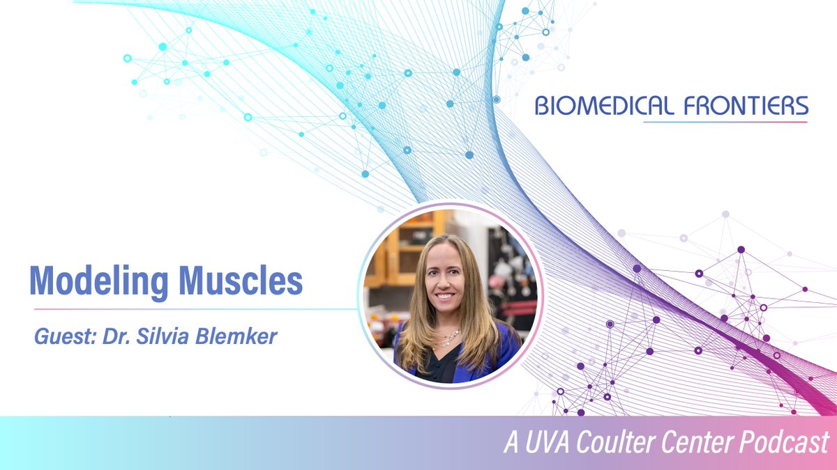 New Biomedical Frontiers podcast: Muscle Health, MRI and AI, Modeling the Body - developing full body muscle models - tracking disease progression, predicting outcomes - equity in research: defining bodies @UvaM3Lab @uvabme #translationalresearch at.virginia.edu/uJNLF9