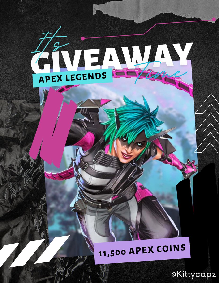 Kittycapz ๐ (@kittycapz_) on Twitter photo ๐จGiveaway Apex Legends๐จ
๐ Follow <a href="/KittyCapz_/">Kittycapz ๐</a>
๐ Tag 2 friends
๐ โค๏ธ & ๐
More opportunities to win ๐
๐ Follow instructions below ๐
gleam.io/L6926/11500-apโฆ
๐จImportant ๐จ
To claim your reward you must to attend to the stream on May 19 at 9:00 pm (GMT-6)
#giveaway ๐จGiveaway Apex Legends๐จ
๐ Follow <a href="/KittyCapz_/">Kittycapz ๐</a>
๐ Tag 2 friends
๐ โค๏ธ & ๐
More opportunities to win ๐
๐ Follow instructions below ๐
gleam.io/L6926/11500-apโฆ
๐จImportant ๐จ
To claim your reward you must to attend to the stream on May 19 at 9:00 pm (GMT-6)
#giveaway