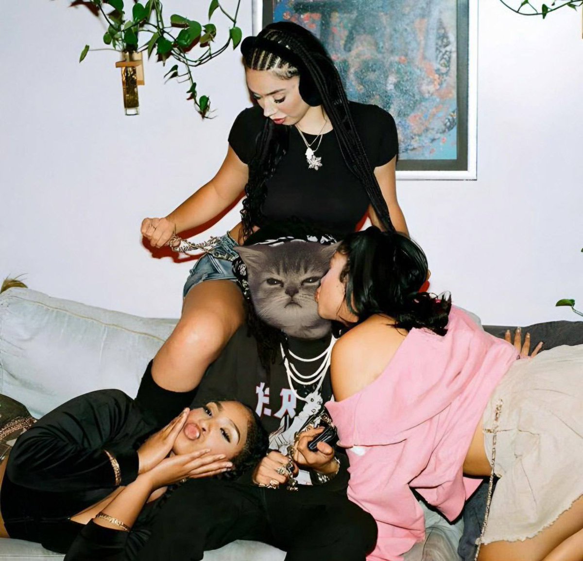 shitpostcoins's tweet image. pov: you’re now living life after buying a cat coin 

$chibi