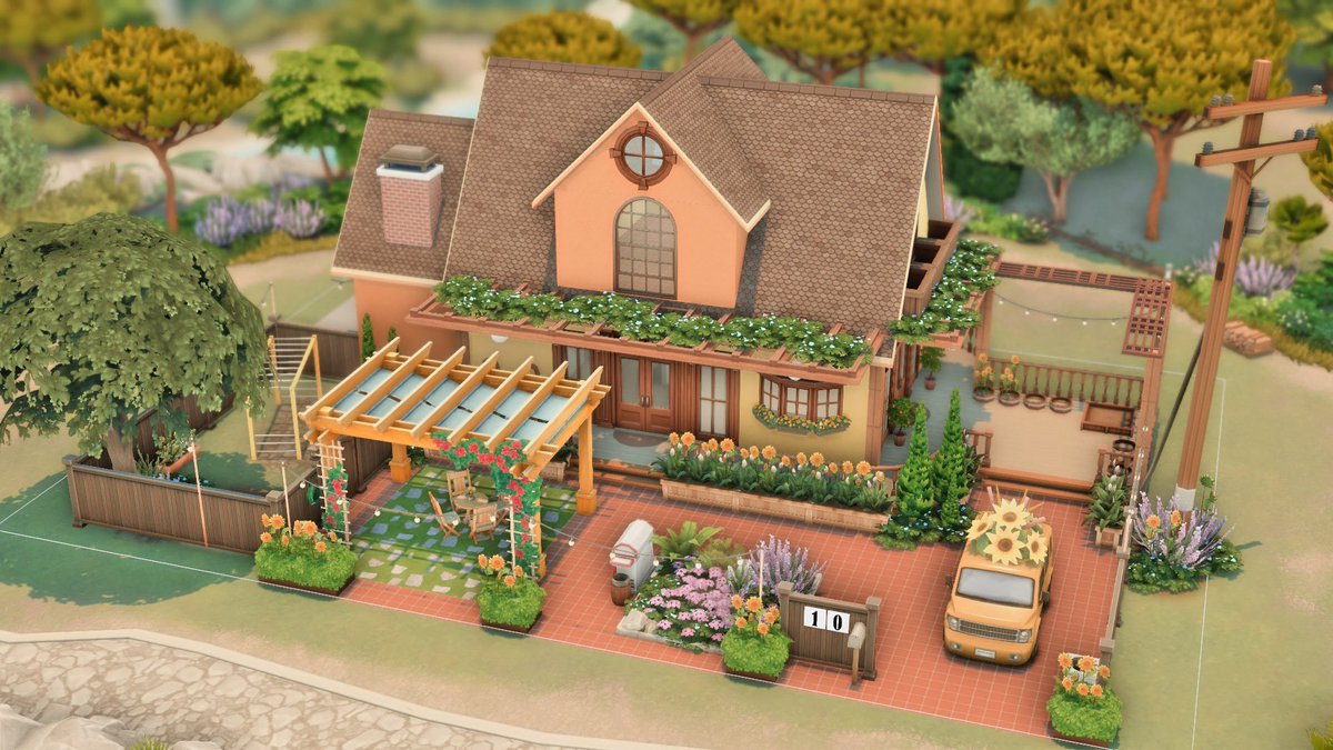 🌻Wip Base game no.10✨
#TheSims4 #ShowUsYourBuilds