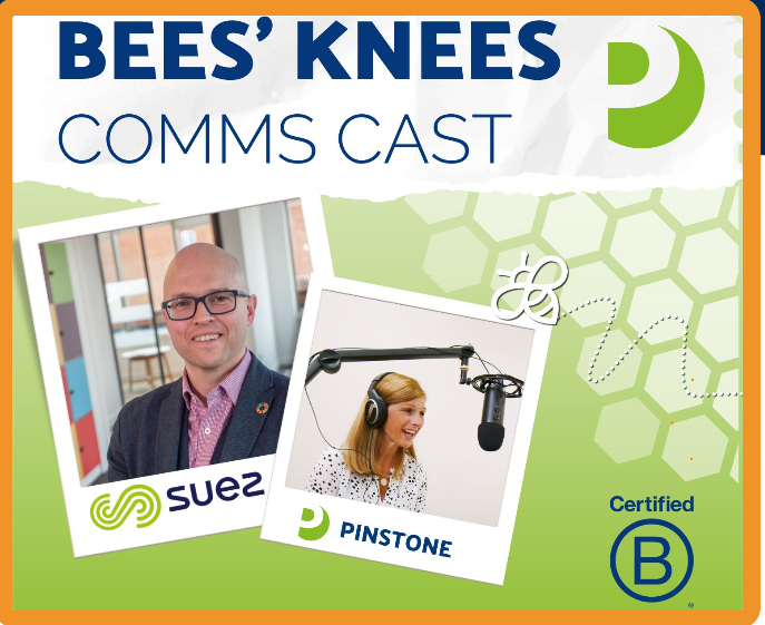 Really enjoyed chatting with Catherine Linch on the latest #BeesKneesComsCast investigating #sustainability & what this means to @suezUK where we discuss the role of #internalcommunications & #customercentricity in shaping the #triplebottomeline | listen: lnkd.in/eZ8k9fnu