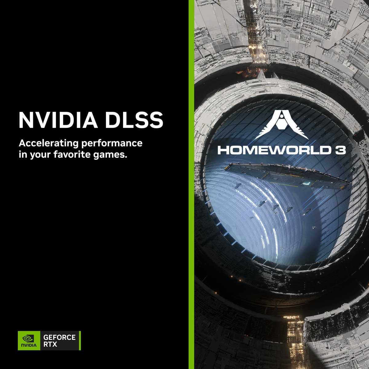 NVIDIA DLSS is accelerating performance in more of your favorite games including the long-awaited Homeworld 3, available starting May 10th with DLSS 2. 🚀 + More DLSS games → nvda.ws/4b7o502