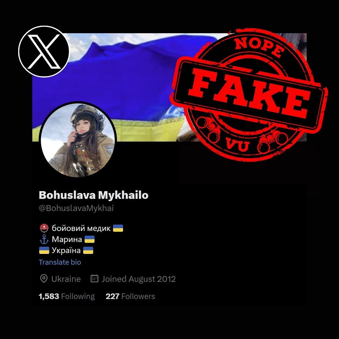 #vu #scamalert #xscam ❌FAKE SOLDIER: Bohuslava Mykhailo aka BohuslavaMykhai x.com/BohuslavaMykhai ID link: twitter.com/i/user/7868514… ID: 786851407 ⚠️IMPERSONATES ✅ A REAL SOLDIER @Xsecurity @Support @Safety