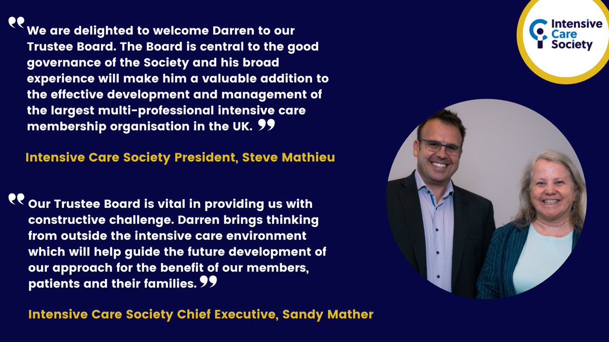 We are delighted to announce our new Lay Trustee, @darrenfergus to our Trustee board. Darren joins us from the pharmaceutical industry and has previously worked with the Society while MD of Sintetica. Find out more about Darren below - welcome! bit.ly/darrenfergus