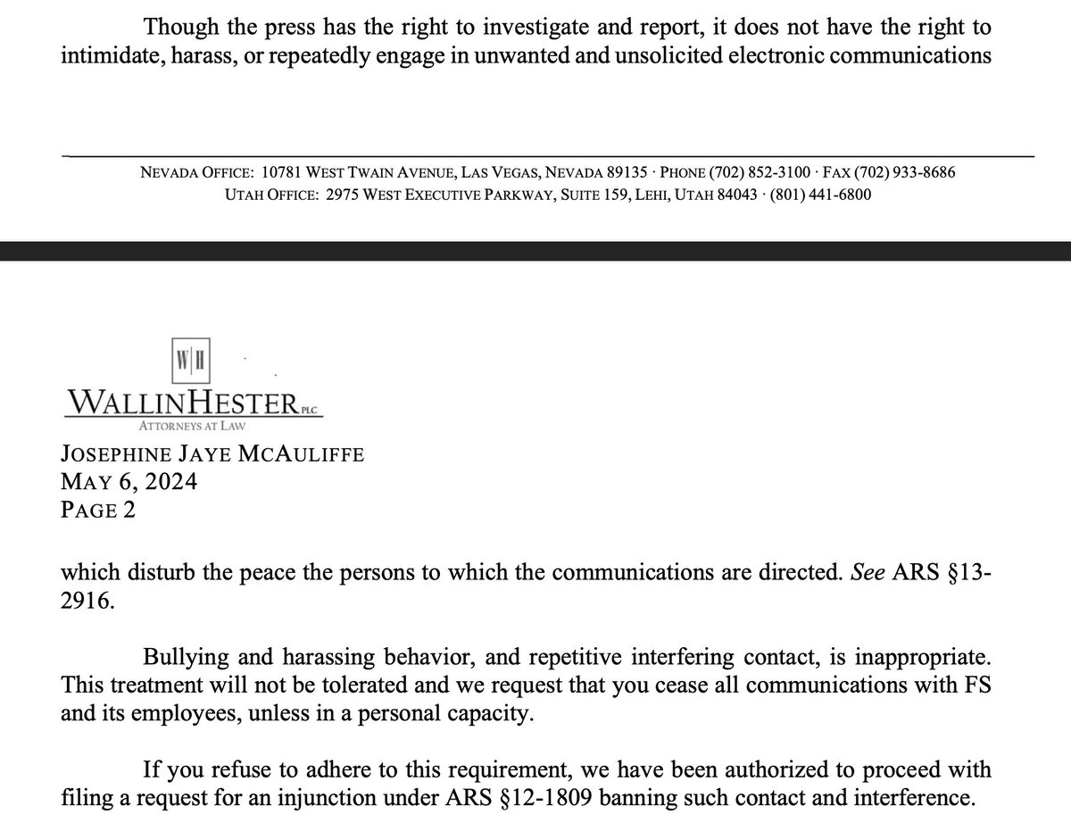 Family Strategies, a counseling center that has a history of hiring conversion therapists in AZ, has sent a cease and desist letter to our reporter. By doing our due diligence, they have threatened legal action.