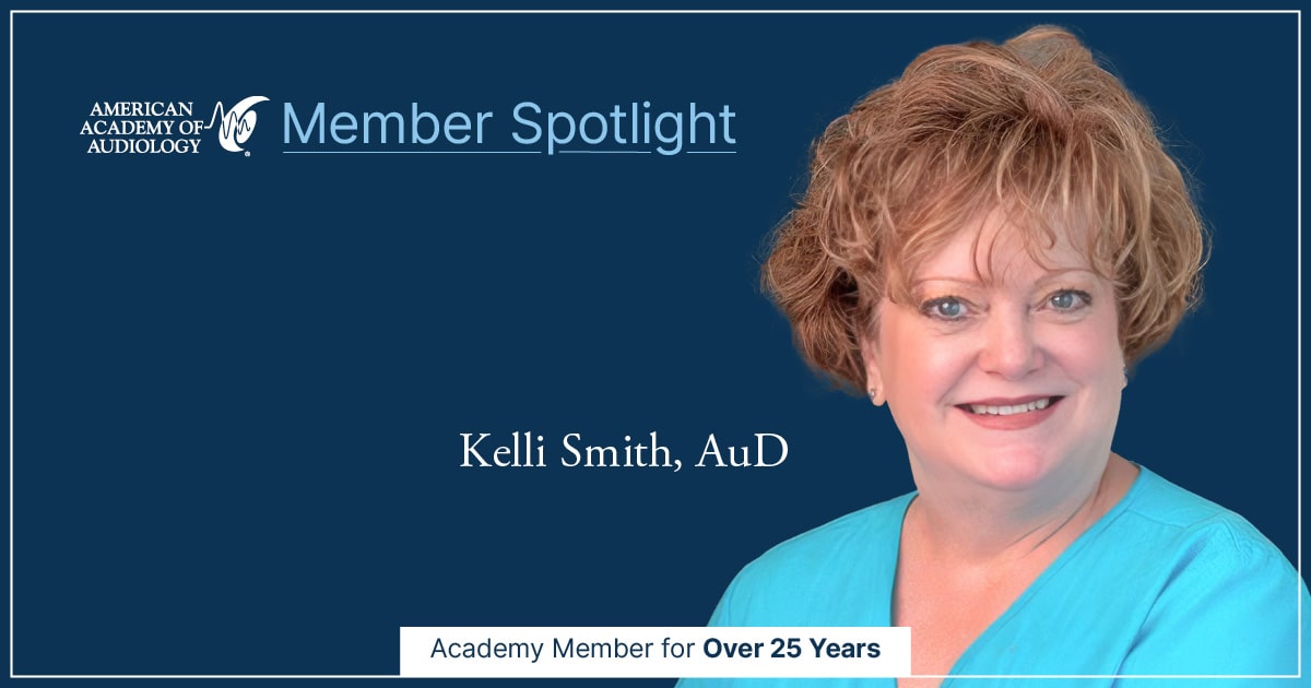 Introducing our May Member Spotlight, Kelli Smith, AuD!

'I love working with the older population to improve their quality of life through better hearing.' #MemberSpotlight

Read more: audiology.org/about/leadersh…