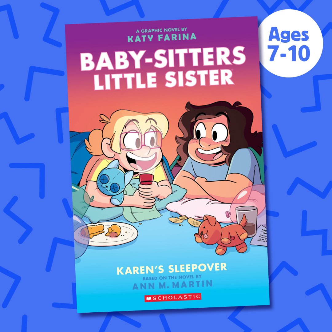 Karen finds out that hosting a sleepover isn't always fun and games. Find out what happens in Baby-Sitters Little Sister Graphix #8: Karen's Sleepover by Ann M. Martin, adapted by @Kate_Farina, out today! 🍪 bit.ly/4a5PnCI