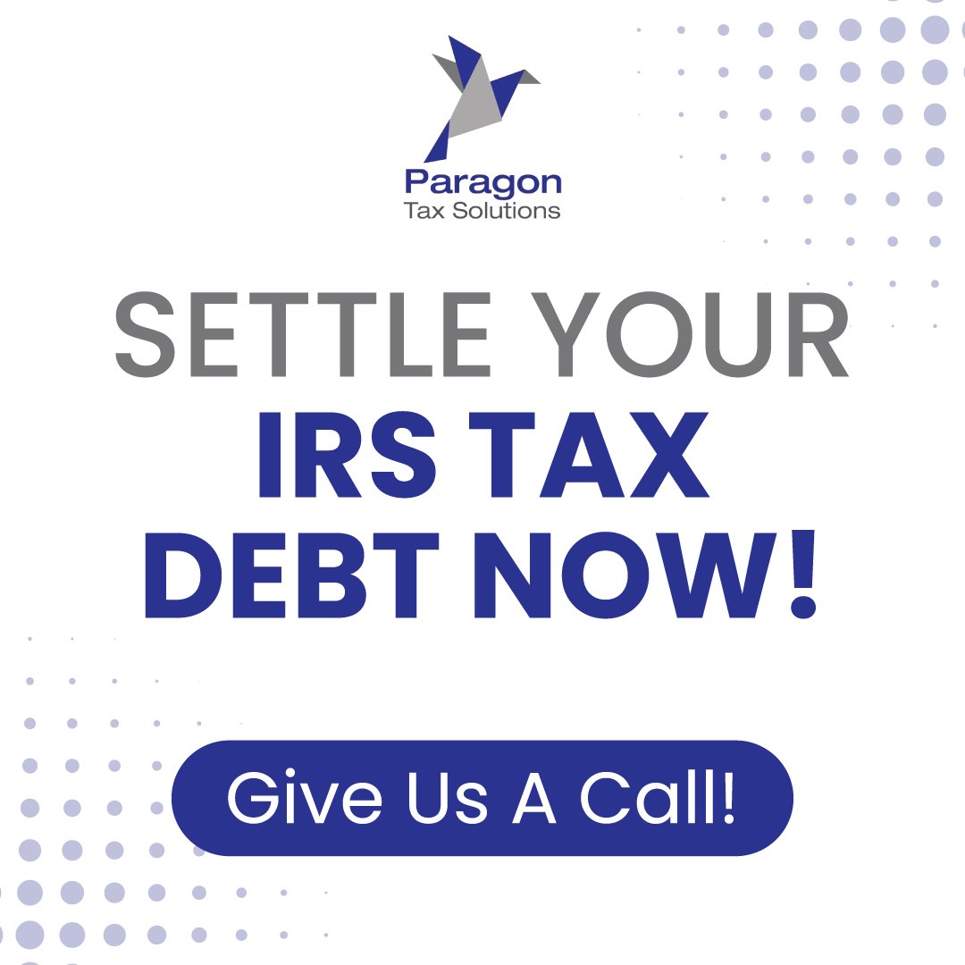 PaParagontax's tweet image. This year, get out of your IRS Tax Debt. 💸

We will negotiate with the IRS to obtain the lowest possible settlement allowed by law. ⚖️

We will handle all negotiations with the IRS in order to get you the best deal possible. 🤝

pulse.ly/3y70hivafv

#tax #taxdebt #irsproblem