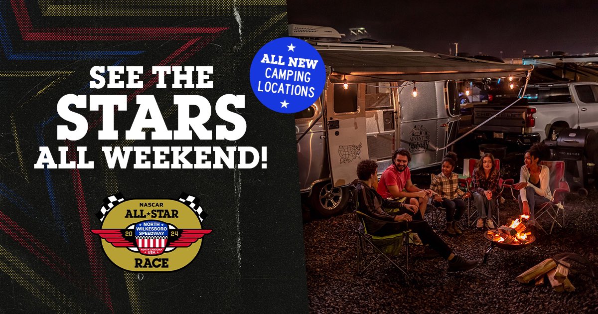 Make the most of your race weekend. 🤩 CAMP WITH US! 👉 bit.ly/ASRCamping