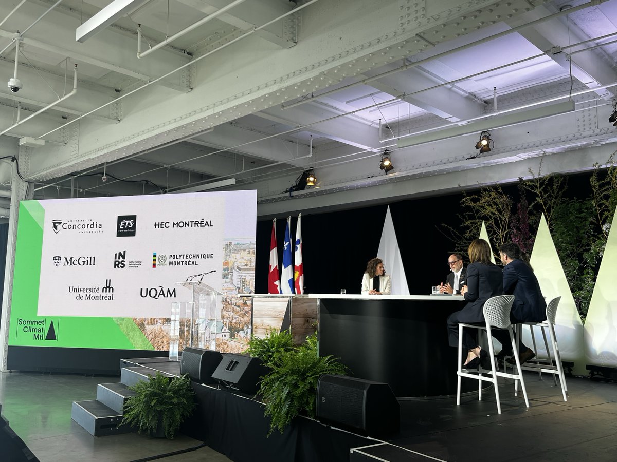 L'INRS présent au #SommetClimatMTL2024 qui débute aujourd'hui  🌍🌱
Huit #universités dont l'INRS s’unissent pour calculer leurs #GES. À lire dans @LP_LaPresse  
👉bit.ly/3wAK9Bc 
#environnement #changementsclimatiques #Québec @ReseauUQ