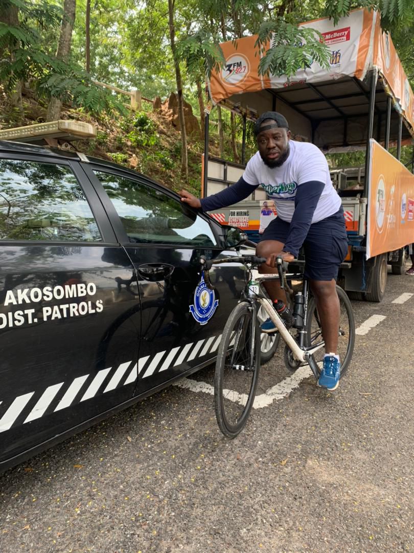 #Throwback to when @GiovaniCaleb rode a bicycle from Wa to Akosombo in preparation for #3FMTourduGhana 🔥🤭 We go again on 18th May. Accra to Mpraeso 🚵‍♀️. Don't miss it! #3FM927