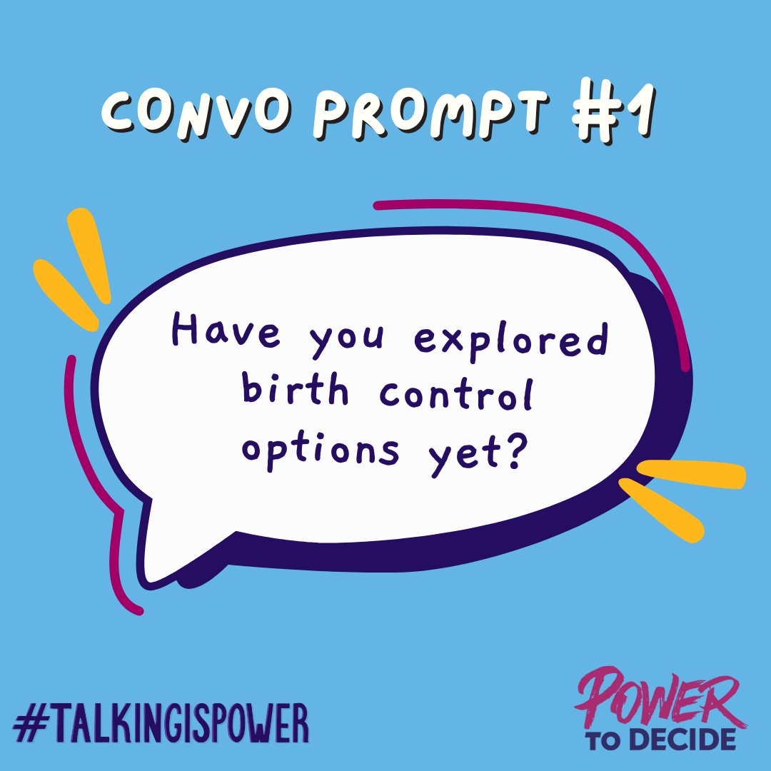 Over one-third of young people we surveyed in 2023 said they have not received information about birth control in the past 12 months. That leaves a gap where champions in their lives can come in to provide supportive and helpful convos. #TalkingIsPower