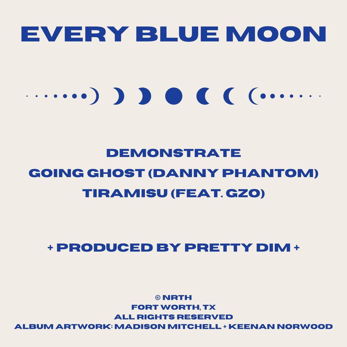 my newest ep. [3 songs] “every blue moon” 🔵 out now via @even_biz • even.biz/releases/every… PAY WHAT YOU WANT. #BuyTheArtFromTheArtist shoutout @larussell !