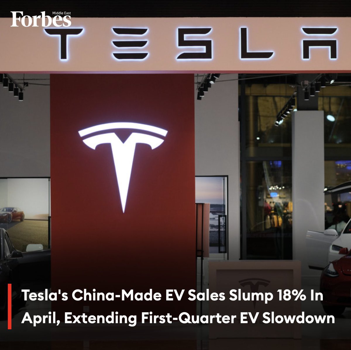 #เทสลา #Tesla ซบเซา ยอดขายรถ #EV ผลิตใน #จีนร่วง 18% ในเดือนเม.ย.

สมาคมรถยนต์นั่งส่วนบุคคลแห่งประเทศจีน (CPCA) เปิดเผยในวันนี้ (7 พ.ค.) ว่า เทสลา (Tesla) บริษัทผลิตยานยนต์รายใหญ่จากสหรัฐอเมริกา จำหน่ายรถยนต์พลังงานไฟฟ้า (EV) ที่ผลิตในจีนได้ 62,167 คันในเดือนเม.ย. ลดลง 18%