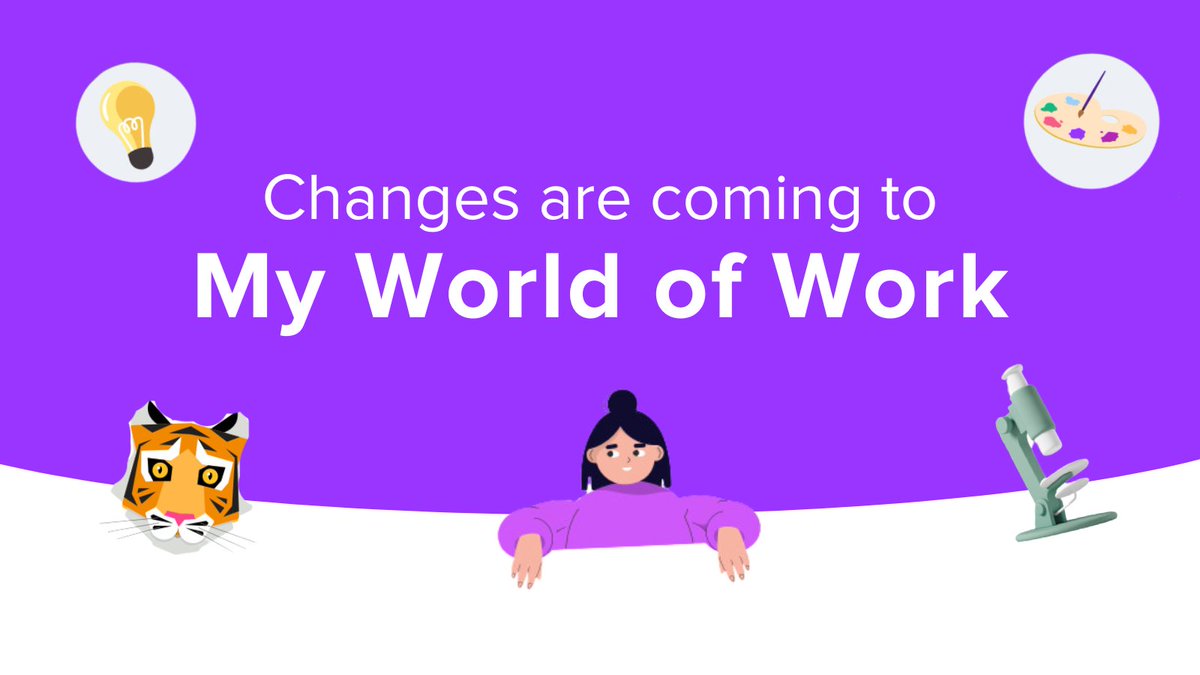 An updated My World of Work is coming on 3 June! In preparation for the launch, account access will be frozen from 13 May - 2 June. Pupils should download their CVs or profile by 12 May if needed over the next few weeks. Find out more: myworldofwork.co.uk/get-ready-new-…