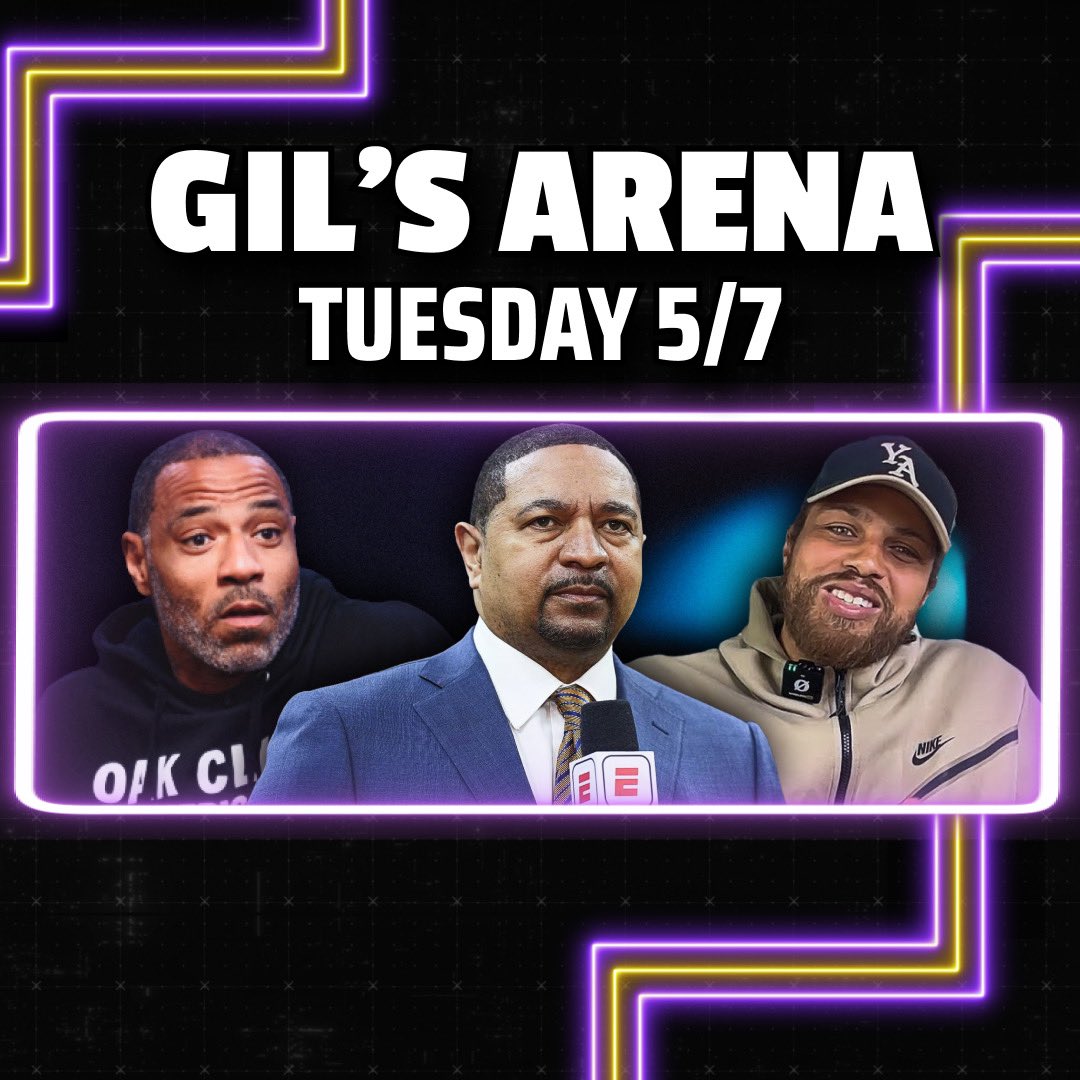 It’s playoff time with all due respect 💯 🚨 Kenyon Martin. Mark Jackson. ⏰: 11:30 AM PST / 2:30 PM EST 📺: youtube.com/@GilsArena?si=…